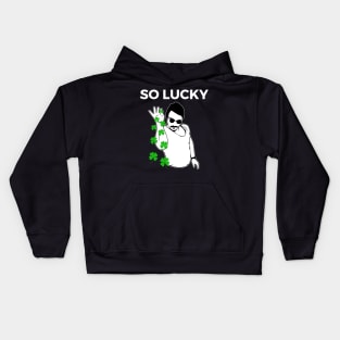 So Lucky Salt Bae Gift For St. Patrick's Day Kids Hoodie